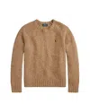 Polo Ralph Lauren Ralph Lauren Luxurious 100% Wool Sweater In Brown