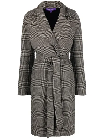 Polo Ralph Lauren Cameo Belted Coat In Schwarz