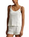 Polo Ralph Lauren Pointelle Stripe Cotton Pajamas In Colby Floral