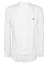 Polo Ralph Lauren Long-sleeve Button-up Shirt With Pointed Collar And Embroidered Logo