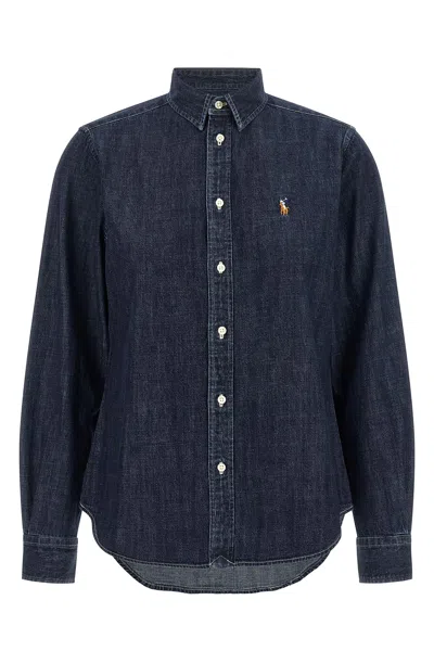 Polo Ralph Lauren Camicia Denim In Blue