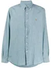 Polo Ralph Lauren Cotton Chambray Button-down Shirt In Blue