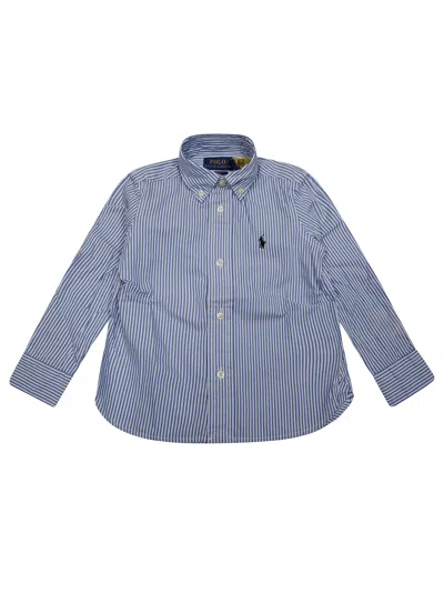 Polo Ralph Lauren Camicia Pinpoint Bacchettata In Light Blue