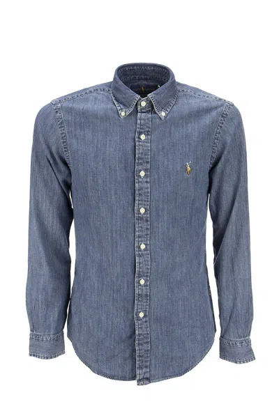 Polo Ralph Lauren Camicia Sport In Blue
