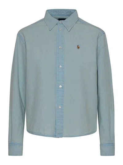 Polo Ralph Lauren Light Blue Cotton Denim Shirt
