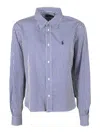 Polo Ralph Lauren Striped Cotton Shirt In Blue