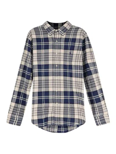 Polo Ralph Lauren Classic Fit Cotton Flannel Shirt In Multi