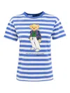 Polo Ralph Lauren Tee Riviera Bear In Red