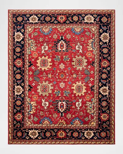 Polo Ralph Lauren Canterbury Hand Knotted Rug In Garnet