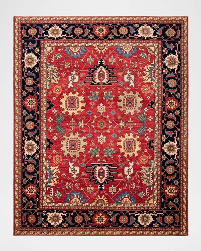 Polo Ralph Lauren Canterbury Hand Knotted Rug In Garnet