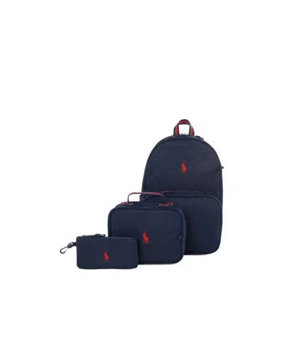 Polo Ralph Lauren Canvas Backpack In Blue