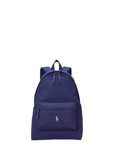 Polo Ralph Lauren Canvas Backpack In Blue