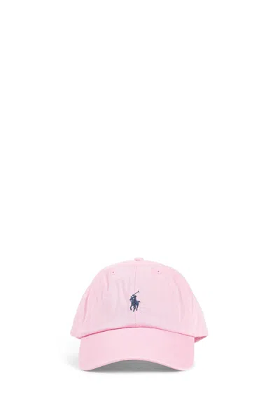 Polo Ralph Lauren Canvas Baseball Cap In Pink