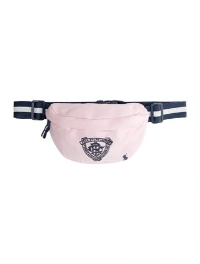 Pre-owned Polo Ralph Lauren Canvas Belt Bag W/ Tags In Pink