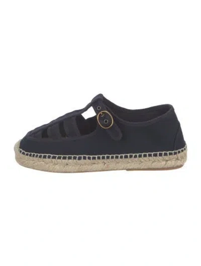 Pre-owned Polo Ralph Lauren Canvas Espadrilles In Blue
