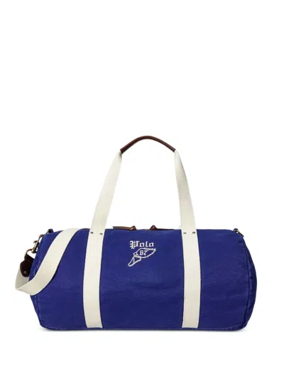 Polo Ralph Lauren Canvas Holdall In Blue