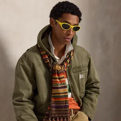 Polo Ralph Lauren Canvas Hooded Jacket In Foxmor