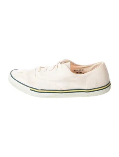 Pre-owned Polo Ralph Lauren Canvas Printed Sneakers In Multi