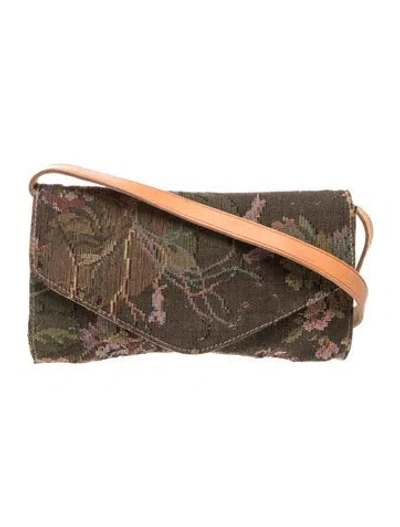 Pre-owned Polo Ralph Lauren Canvas Shoulder Bag In Brown