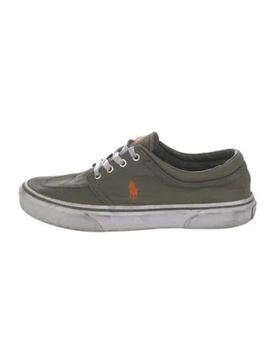 Pre-owned Polo Ralph Lauren Canvas Sneakers In Multi