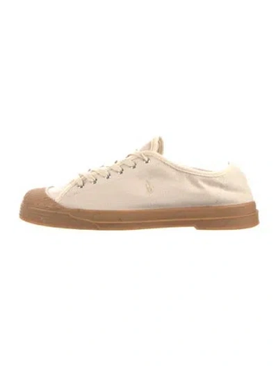 Pre-owned Polo Ralph Lauren Canvas Sneakers In Neutral