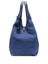 Polo Ralph Lauren Canvas Tote Bag In Blue
