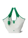Polo Ralph Lauren Canvas Tote Bag In White