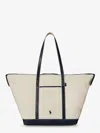 Polo Ralph Lauren Canvas Travel Bag With Leather Profiles