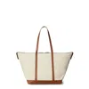 Polo Ralph Lauren Canvas Travel Bag With Leather Profiles