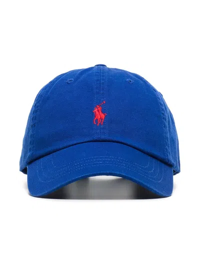 Polo Ralph Lauren Cap Hat With Logo In Blue