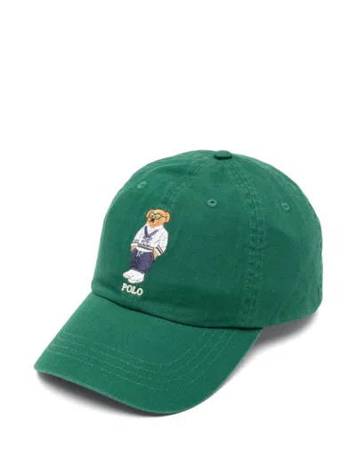 Polo Ralph Lauren Cap Hat With Logo In Green