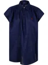 Polo Ralph Lauren Midnight Royal Linen Shirt With Classic Collar In Blue