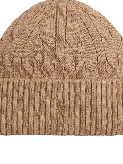 Polo Ralph Lauren Cappello Beanie In Brown