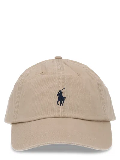 Polo Ralph Lauren Cappello Da Baseball Con Logo In Brown