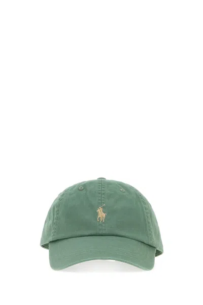 Polo Ralph Lauren Green Textured Logo Baseball Hat