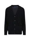 Polo Ralph Lauren Cardigan In Lana In Black