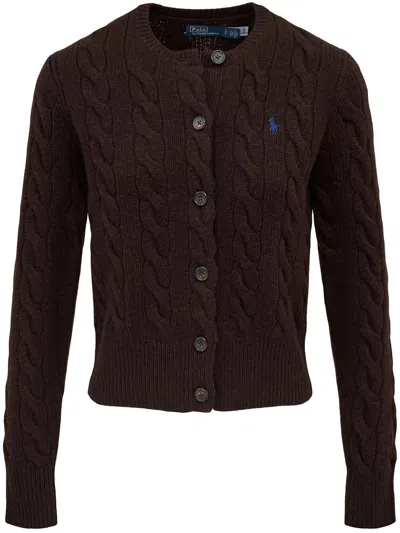 Polo Ralph Lauren Cardigan Clothing In Brown