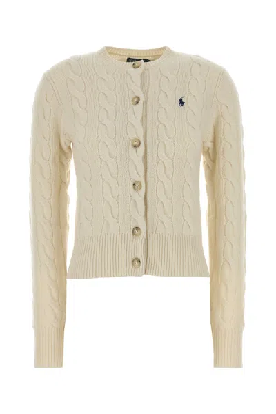 Polo Ralph Lauren Sweater-cardigan In Neutral
