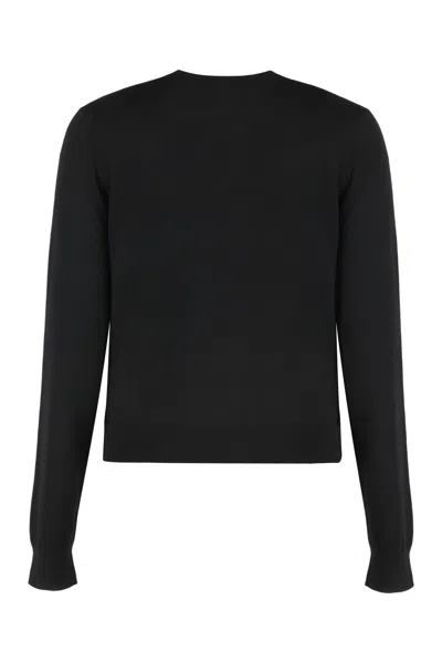 Polo Ralph Lauren Cardigan In Wool In Black