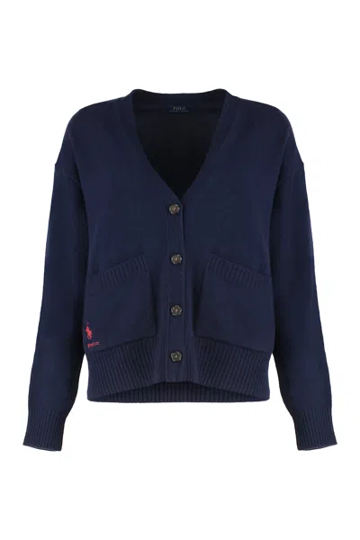 POLO RALPH LAUREN CARDIGAN IN WOOL BLEND