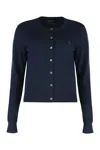 Polo Ralph Lauren Cardigan In Wool In Brown