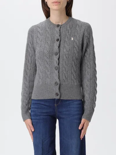 Polo Ralph Lauren Cardigan  Woman Color Grey In Gray