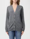 Polo Ralph Lauren Button-front Patch-pocket Cardigan In Gray