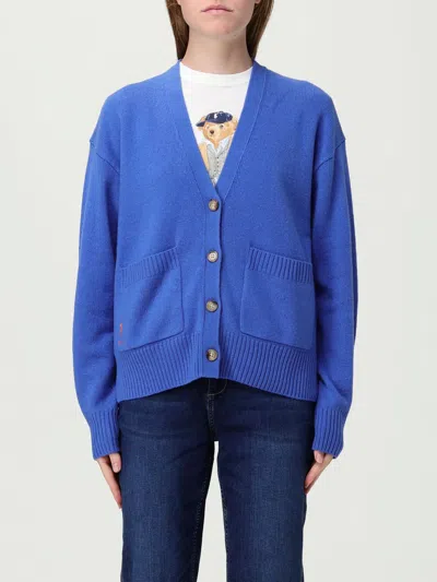 Polo Ralph Lauren Cardigan  Woman Color Navy In Blue