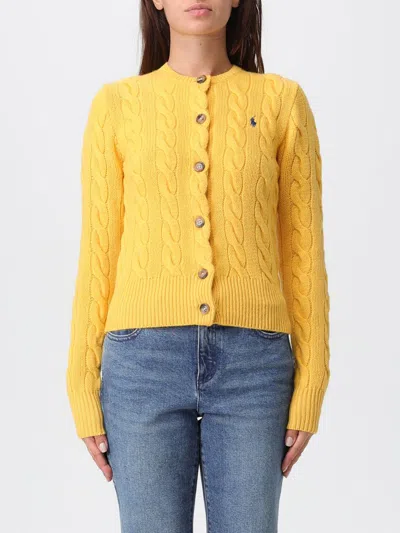 Polo Ralph Lauren Cardigan  Woman Color Yellow