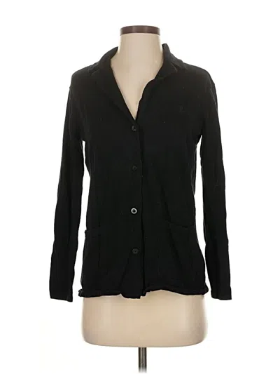 Pre-owned Polo Ralph Lauren Cardigan Sweater In Black