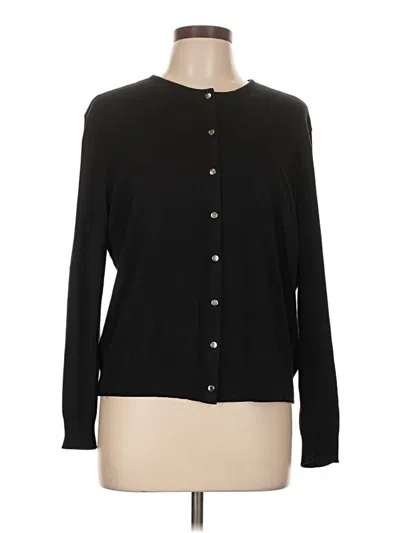 Pre-owned Polo Ralph Lauren Cardigan Sweater In Black