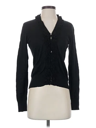 Pre-owned Polo Ralph Lauren Cardigan Sweater In Black