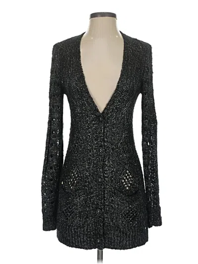 Pre-owned Polo Ralph Lauren Cardigan Sweater In Black
