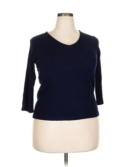 Pre-owned Polo Ralph Lauren Cardigan Sweater In Blue